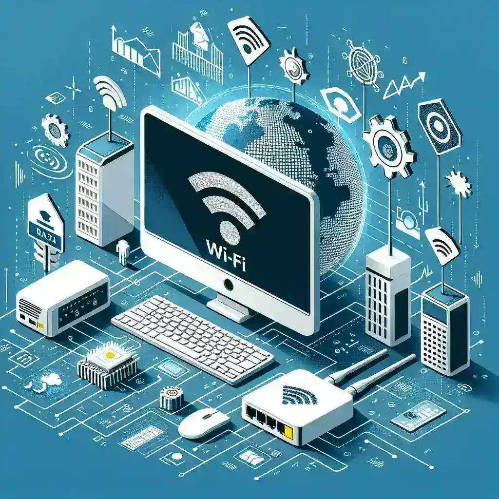 "Adaptador de rede Wi-Fi 6E para desktops disponível no mercado brasileiro, melhorando a conexão sem fio e a velocidade da internet."